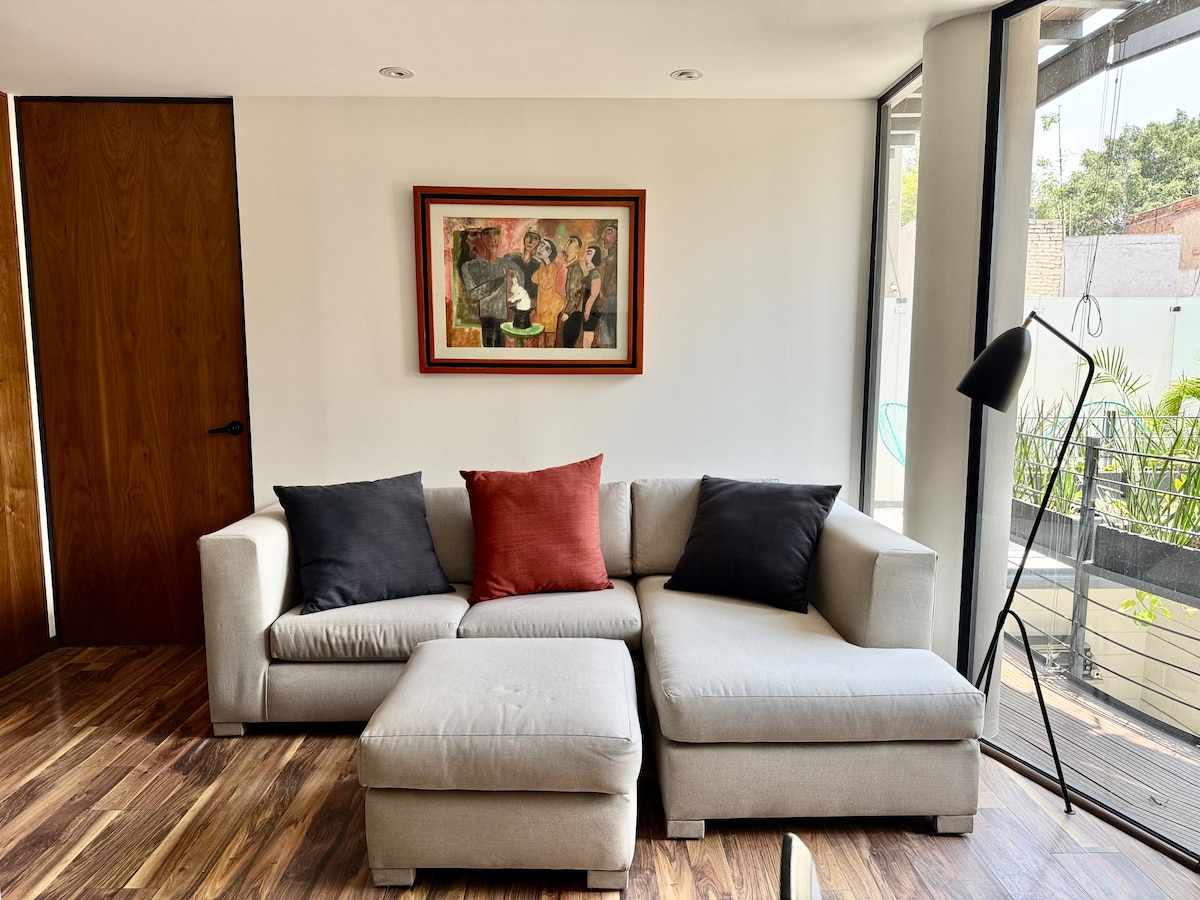 Top performing Airbnb: Beautiful Apartment Hipodromo Condesa pvt. terrace in Cuauhtémoc