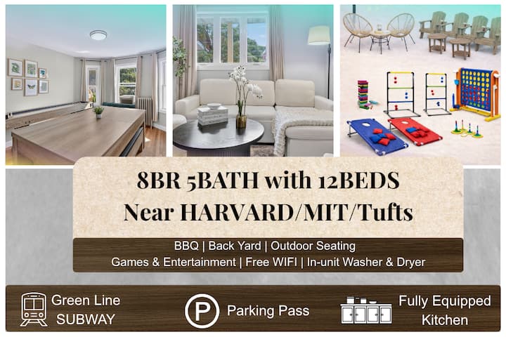 Family/business | Yard + Bbq + Parking | Game Room - Cambridge, MA