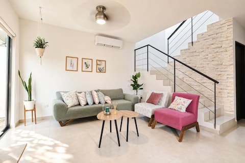 Successful Airbnb property: Jade Verde| Private Pool Kingsize Familiar Laundry in Supermanzana 326