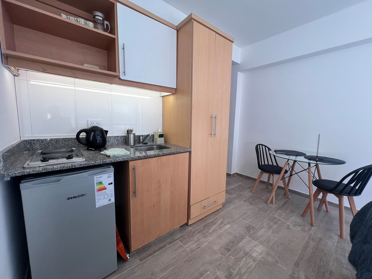 Departamento monoambiente de 20 m² con balcón en Palermo
