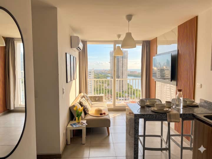¡Estrena Apto En Piso 18! Playa Y Mar A 200 Metros - Cartagena de Indias