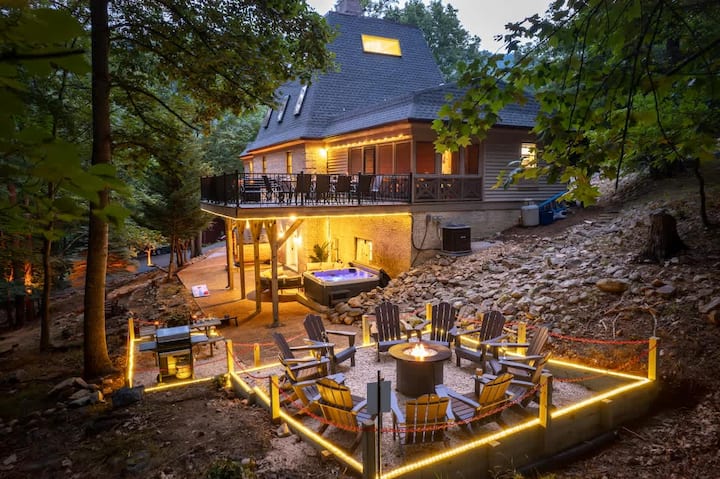 Super Luxury Chateau Ht/sauna/theater/gmrm/4.5bath - Massanutten, VA
