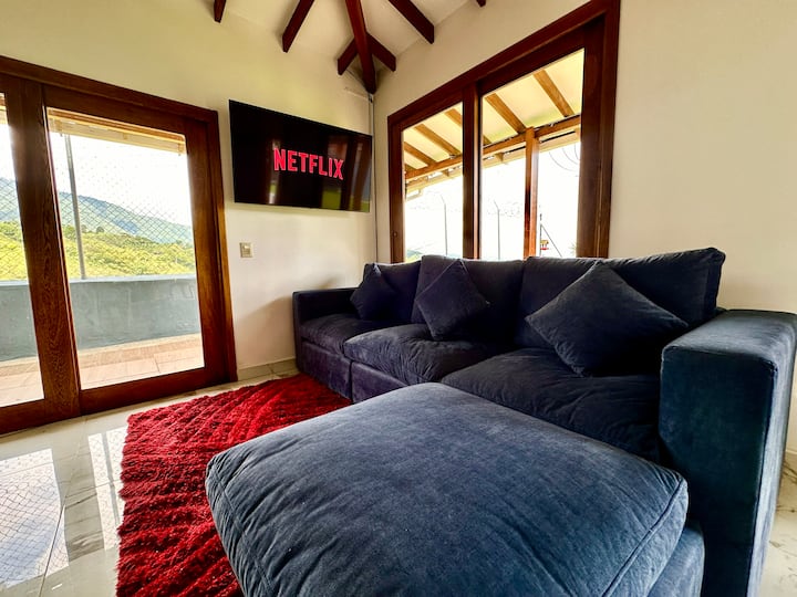¡New! Cozzy+pool+parking+kitchen+wifi@angelopolis - Amagá