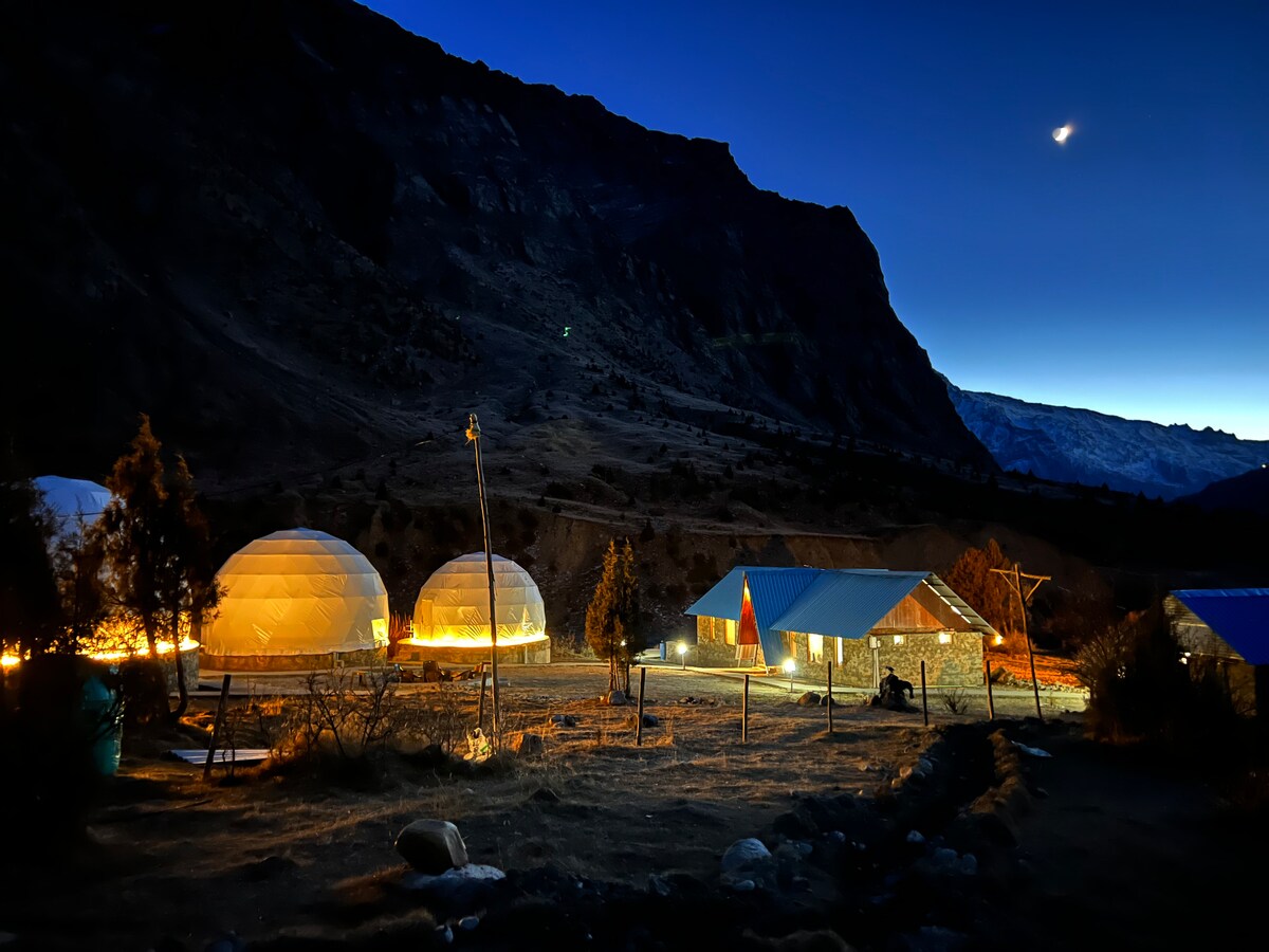YOLO Outdoors: Riverside Dome Loft in Jispa - Dome houses for Rent in ...