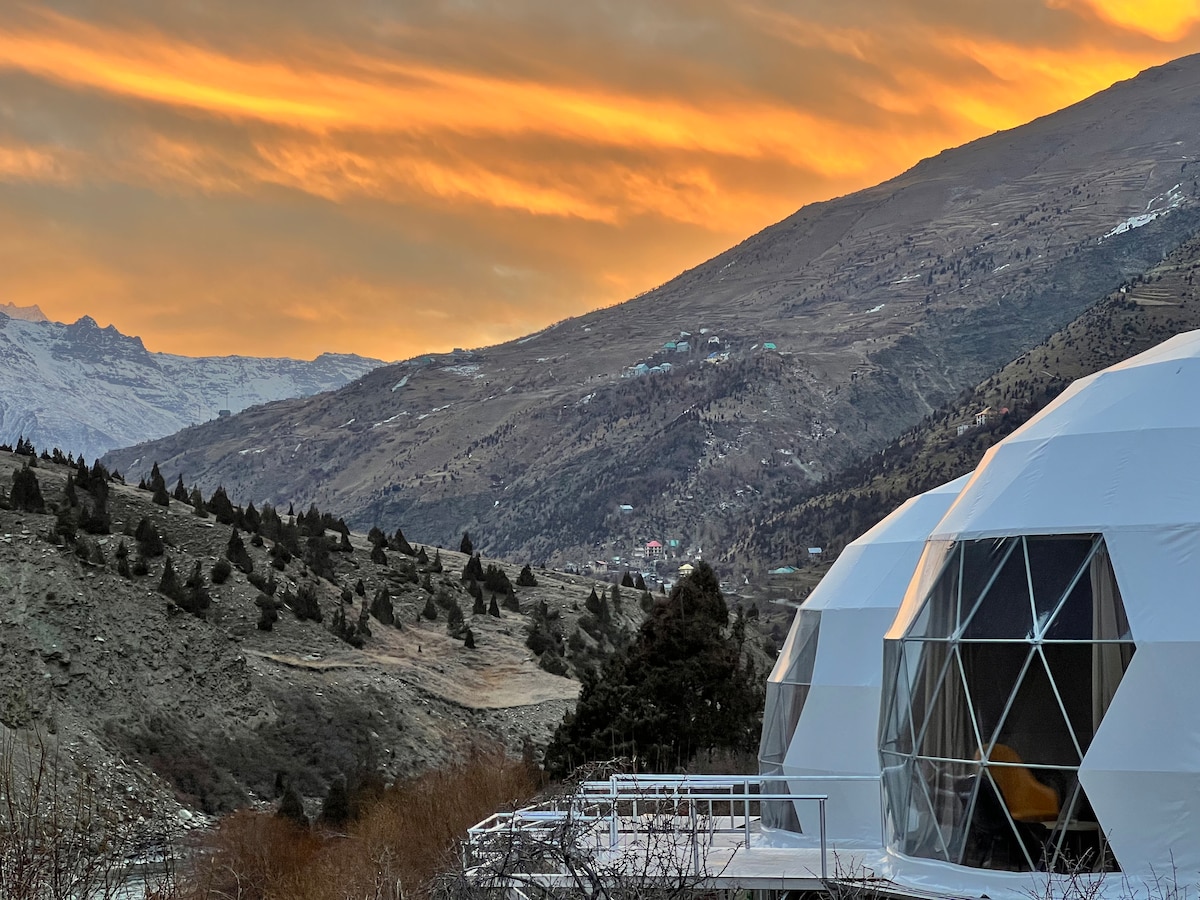 YOLO Outdoors: Riverside Dome Loft in Jispa - Dome houses for Rent in ...