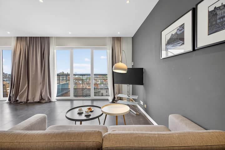 Penthouse Studio 1bdr + Terrace - Louise Area - Brussels