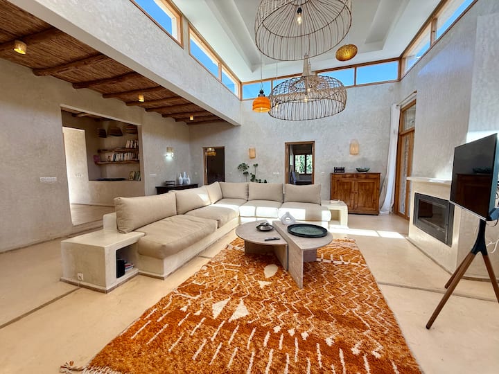 Incroyable Villa Beldi Chic Avec Piscine Chauffée - المغرب