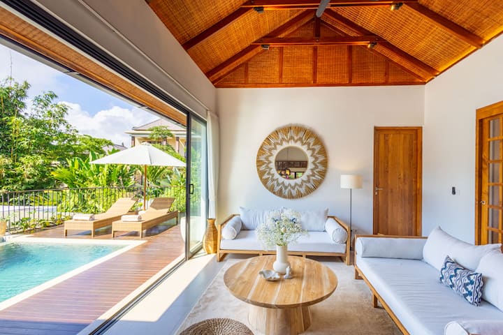 Modern 2br Boho-luxe Villa/ Pool - Bali