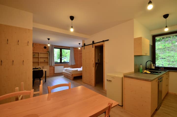 Apartmaji Nad Potokom Ap4 Gnezdo Za Dva - Cerkno