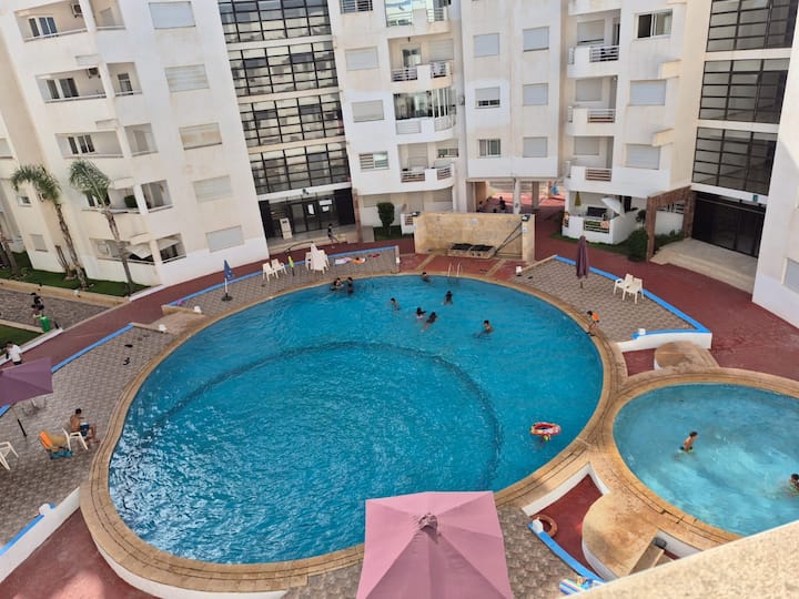 ÉVasion à Bouznika  Piscine, Plage & 2 Chambres - Bouznika
