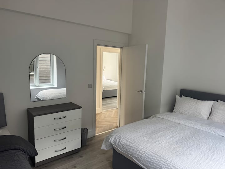 Bungalow 9 double and single bed 