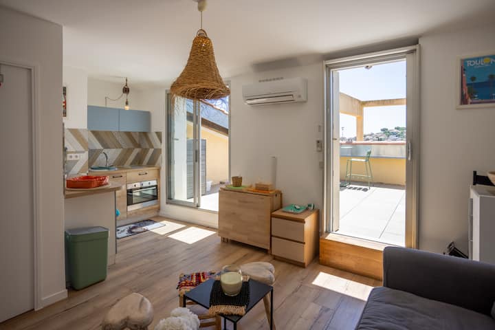 Carqueiranne Village Studio Vue Mer - Carqueiranne