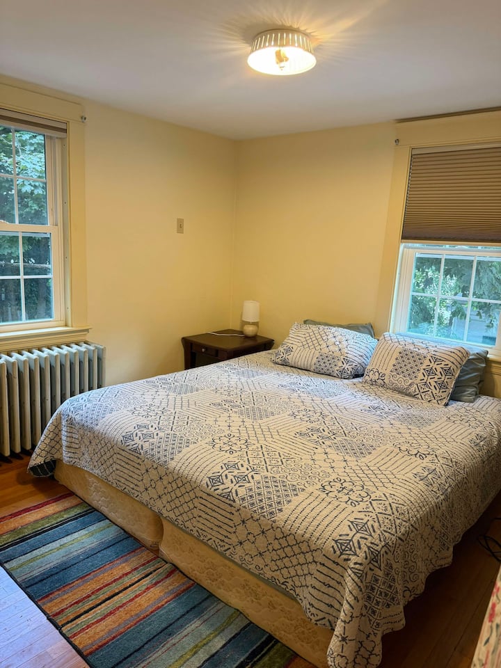 มีเครื่องปรับอากาศ/เครื่องทำความร้อนแบบมินิสปลิตในห้องนี้ เตียงคิงไซส์ แข็งปานกลาง