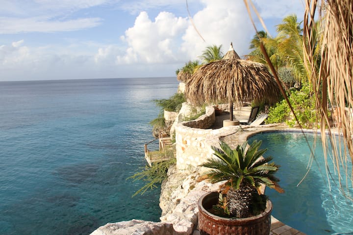 Oceanfront apt. 19 - Lagun Blou Resort, Curacao - Apartments for