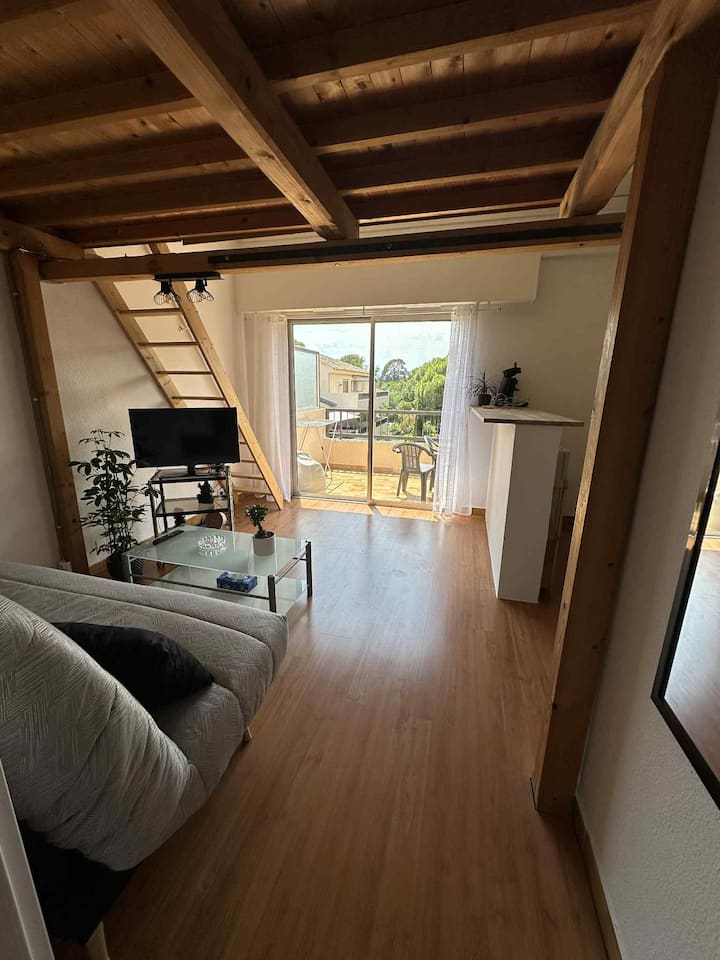 Studio Mezzanine - Golf & Mer - Boulouris-sur-Mer