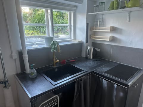 Successful Airbnb property: Cozy basement apartment in a beautiful flower garden in Brønshøj Husum