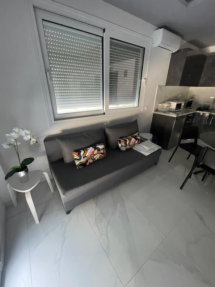 Mod. 2-zimmer-apartment Mit Pool, 5 Min Zum Strand - Катерини