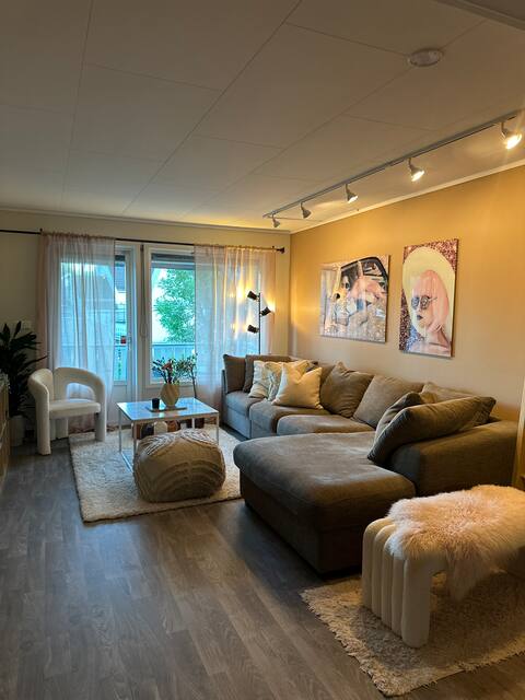 Popular Airbnb listing: Modern and central apartment. in Lørenskog