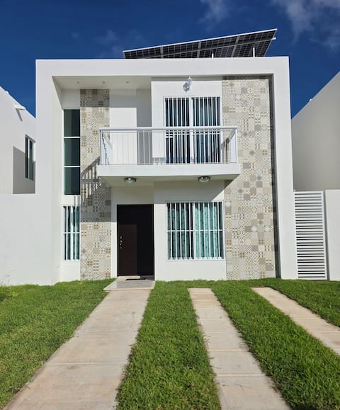 Modern House in a Subdivision