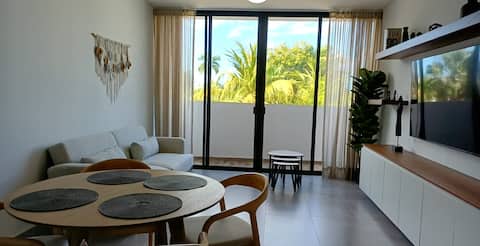 Successful Airbnb property: Apartment with pool and excellent location in Montes De Amé