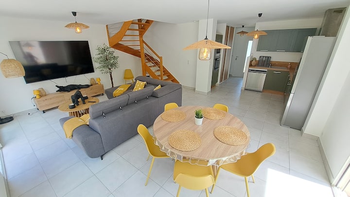 Maison Familiale 110m2 à 10 Min à Pied De La Plage - Valras-Plage