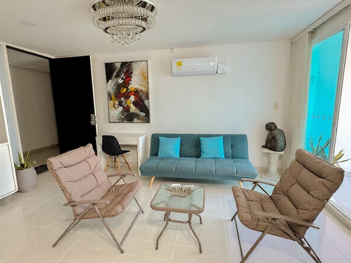 Apartamento Vista Al Mar Con Wifi - Santa Marta