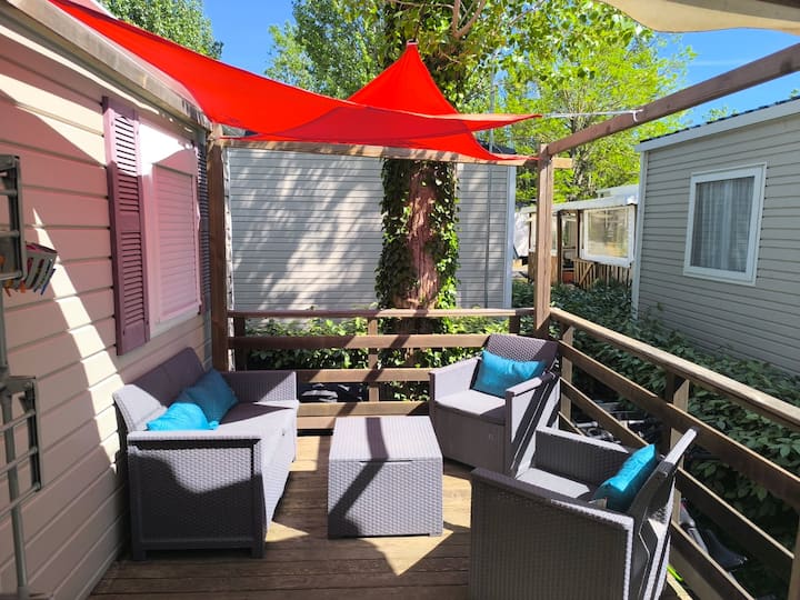 Mobil-home Familial à La Carabasse - Agde