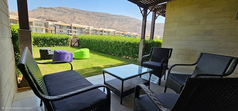 Duplex - Sea view with a garden at Murano Sokhna