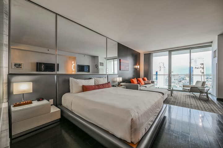 Ti25* Studio Avec Vue Sur Le Strip Et Balcon Ouvert - Las Vegas, NV