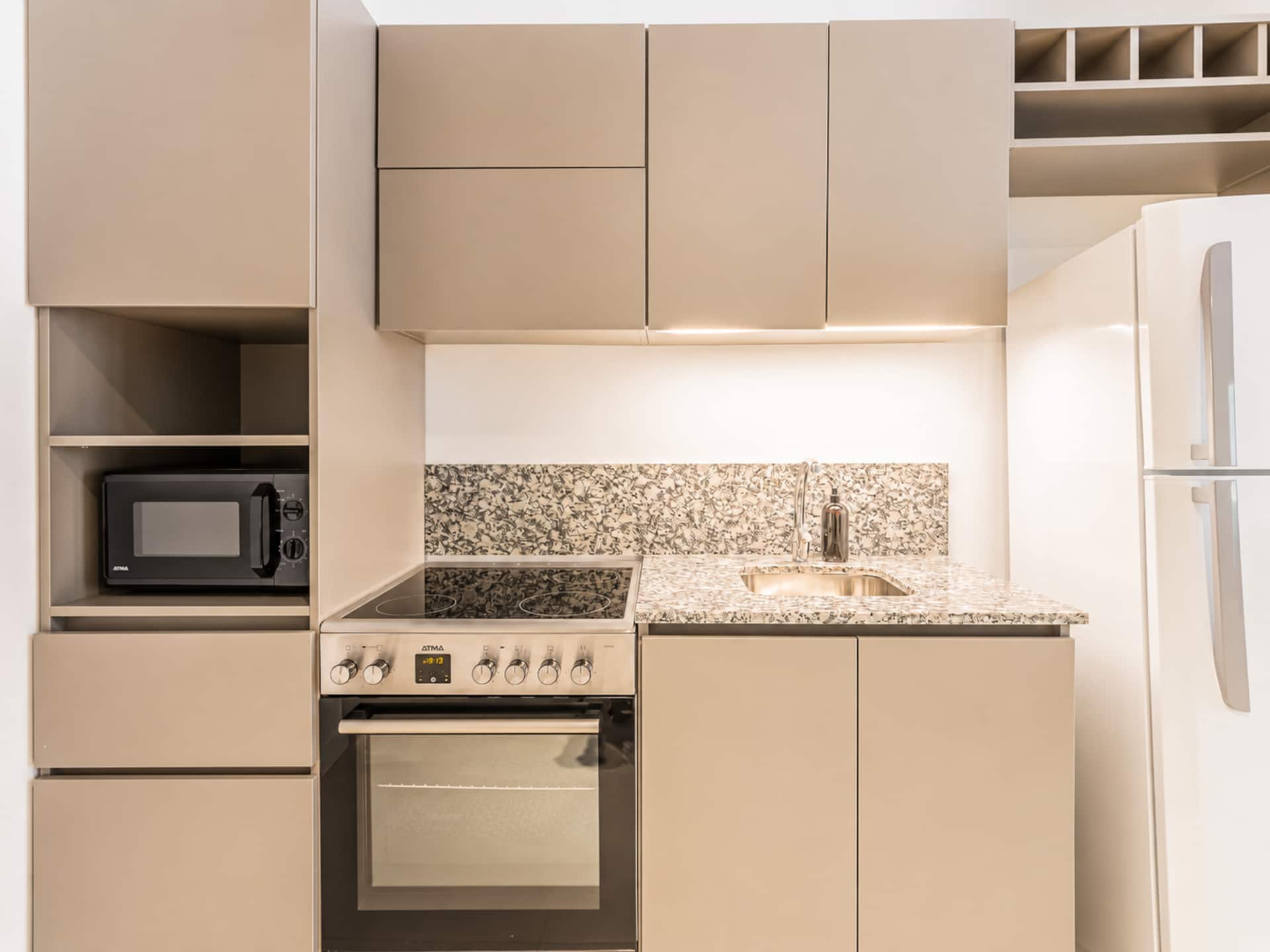 Квартира-студия в Recoleta с мебелью и Smart TV