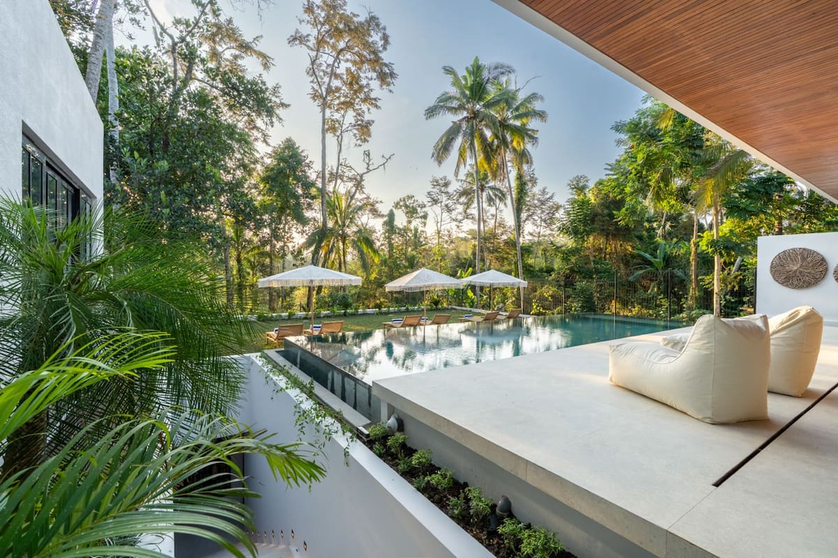 The pool at Fire Fly Bali Villa