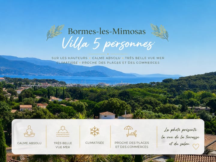 Maison Vue Mer Au Calme - Bormes-les-Mimosas