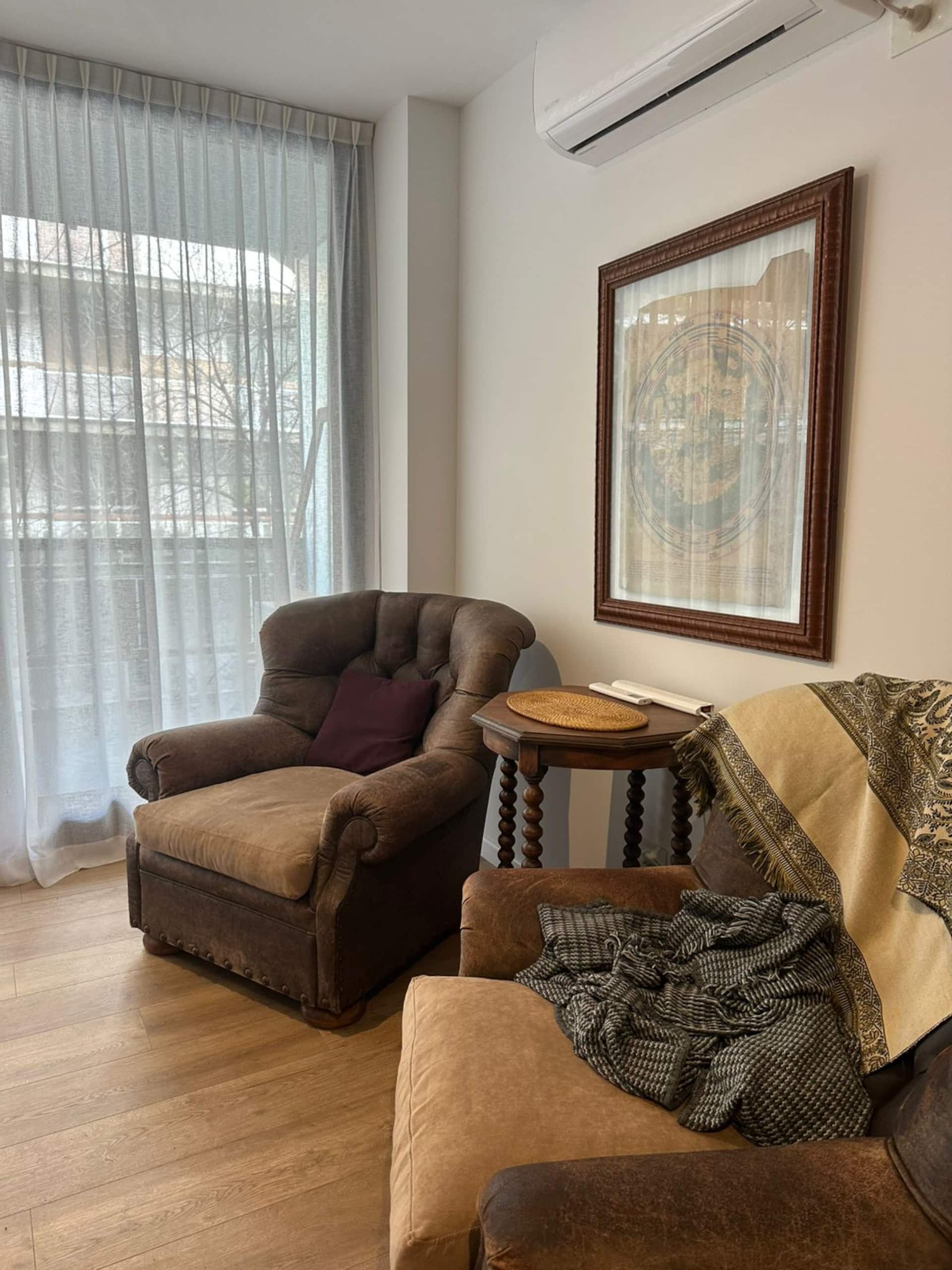 Apartamento de 1 quarto com varanda em Belgrano