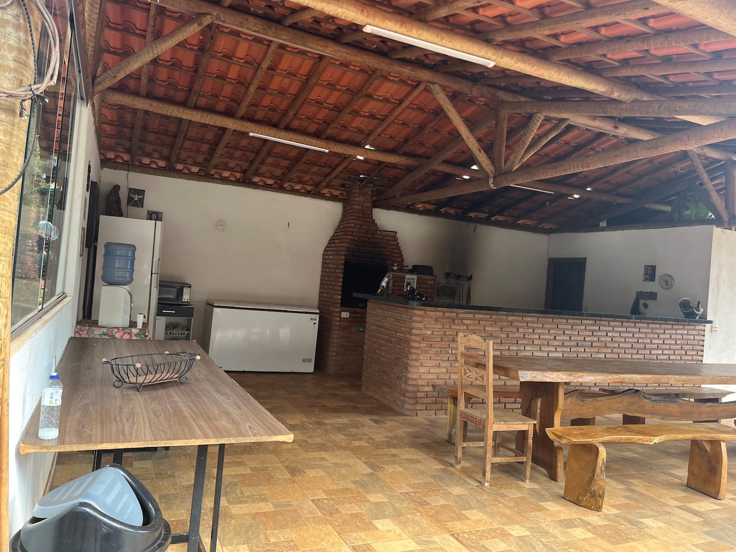 Área de recreação e lazer externa