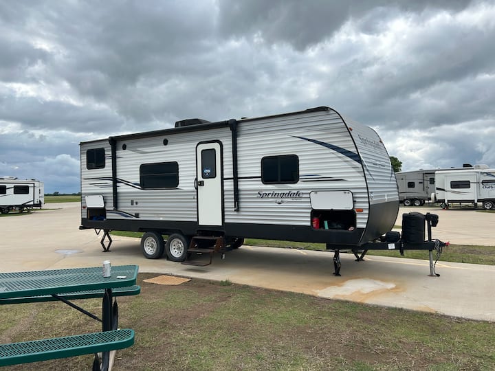 Slots and S’mores! “Springdale” - Campers/RVs for Rent in Tonkawa ...