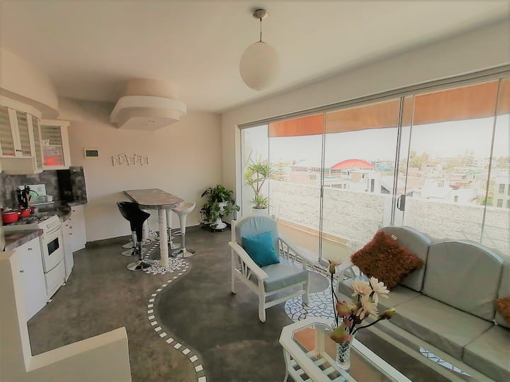 Depa Completo 2 Dormitorios C/red Room Y Jazuzzi - Tacna