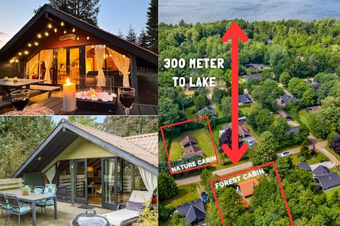 2 cottages by the lake | Legoland | Private forest & nature