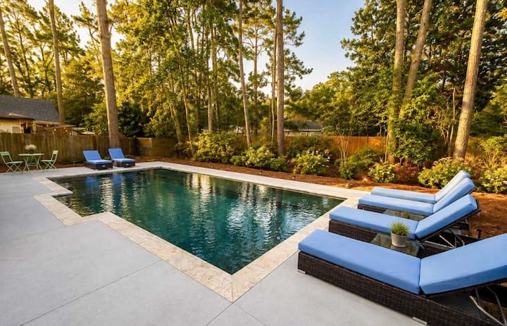 4br, 3ba, Near Folly Field Beach, Sleeps 18 - Hilton Head Island, SC