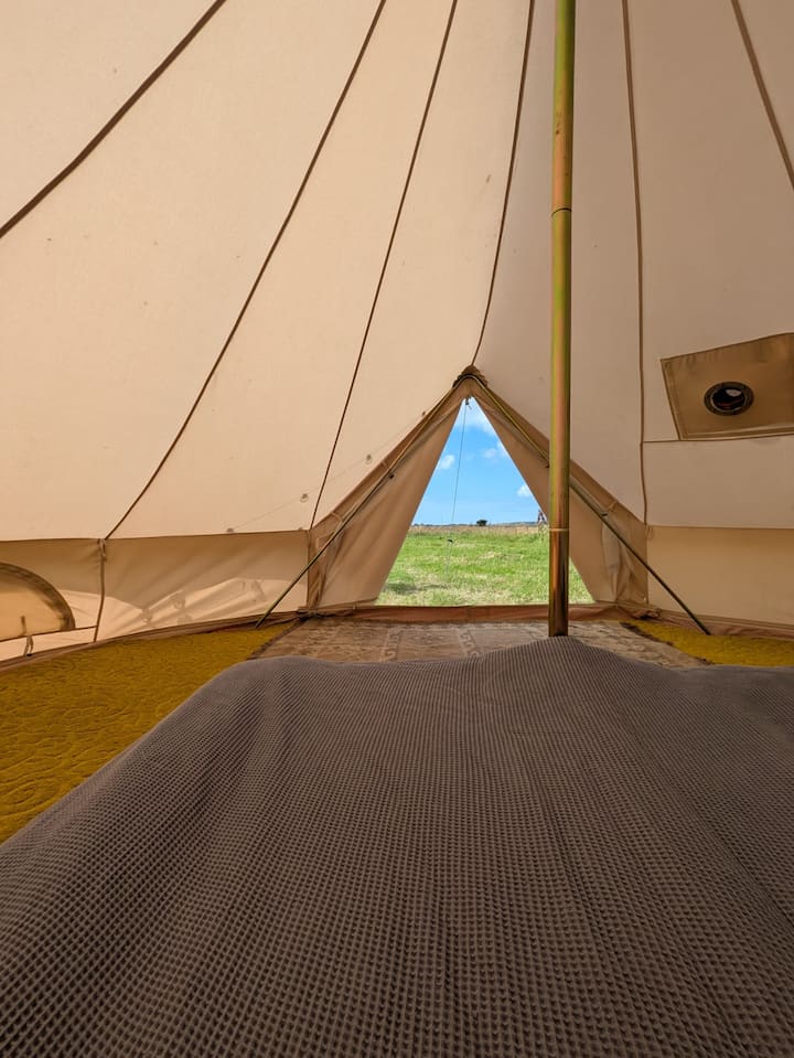 Bell Tent In Tranquil Setting. - Redruth