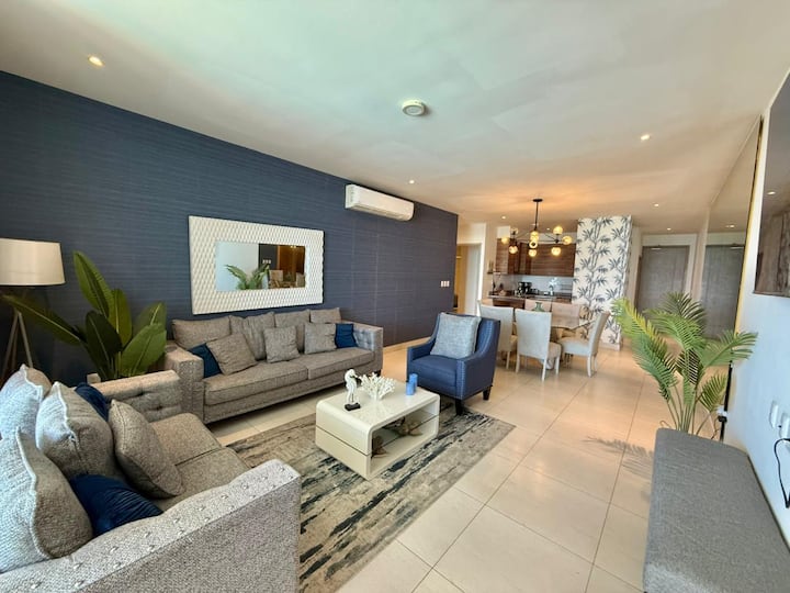 Depa Frente A Mar Velamar| Alberca+terraza Privada - Tampico