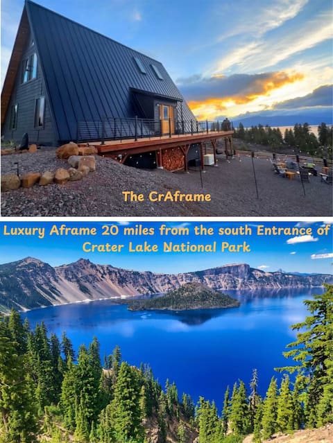 Crater Lake Aframe|GameRoom|Theater|Hot Tub|Views