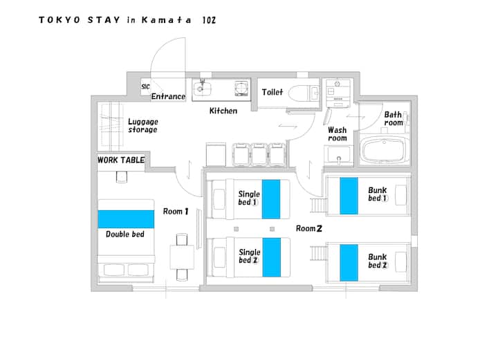 【2025/9 Open】full Renovation Apartment Hotel - Kawasaki