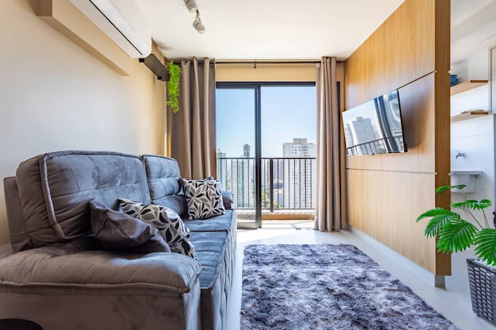 New Apt 20th Floor, Close To Everything! - Goiânia