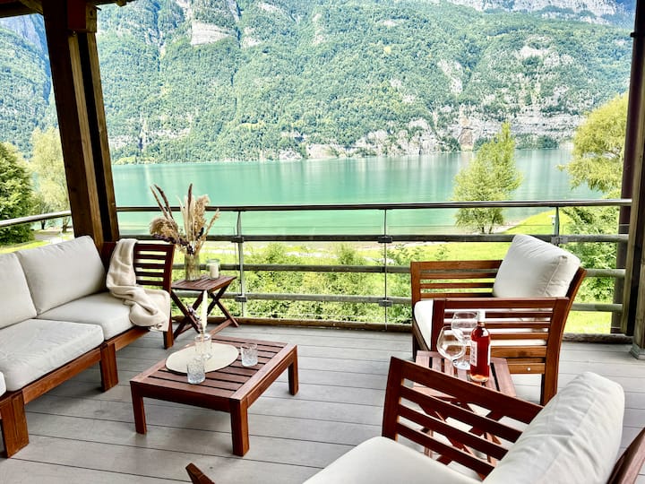 Panorama Lakefront Penthouse - Ski@Flumserberg