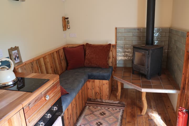 Handcrafted Shepherd’s Hut · Rewilded Farm · - Cardigan