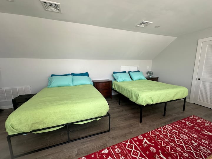 2 lits Queen Size au dernier étage