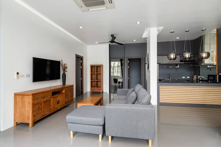 Modern 3br Villa, Rooftop, Jacuzzi Tub, Gym Access - Koh Samui