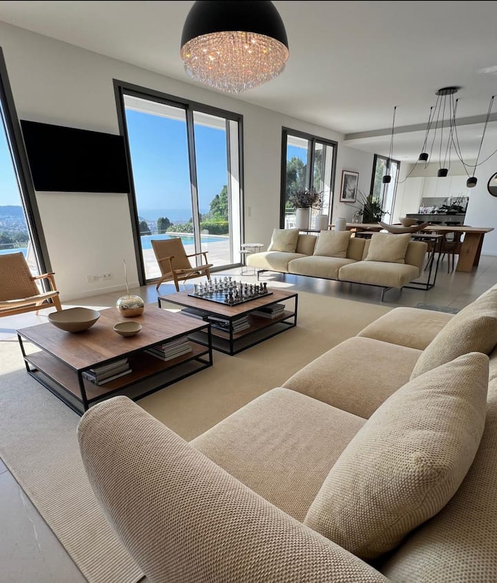 Superb Modern Villa With A View - Nizza