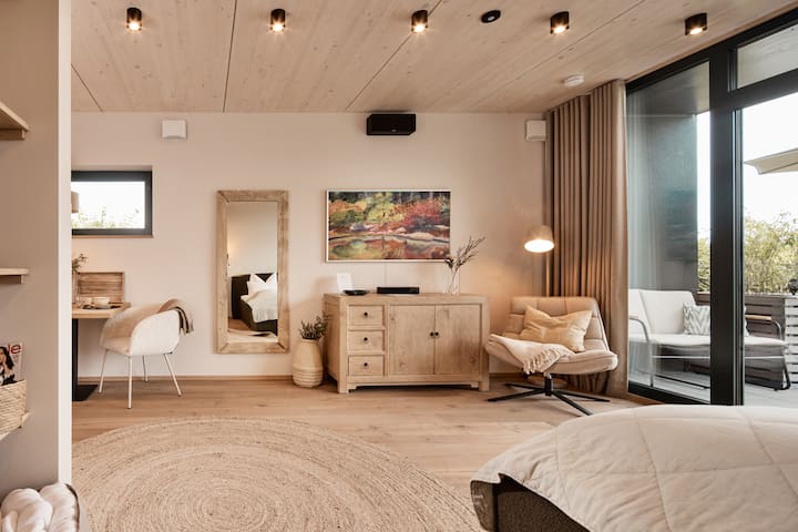 Luxus Suite Am Radweg, Saunahaus - Fulda