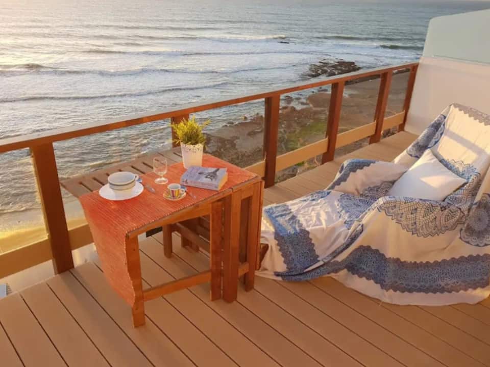 A sunset balcony above Ericeira's beach, Ericeira, Lisbon District, Portugal, photo 6 of 10